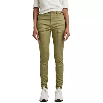 Брюки G-Star Skinny Fit Cargo, зеленый