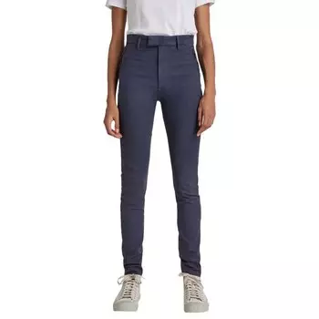 Брюки G-Star Weld High Skinny Chino, синий