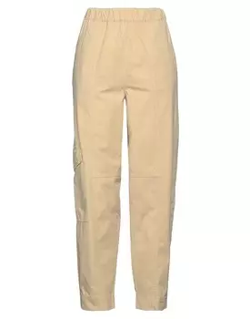 Брюки Ganni, бежевый