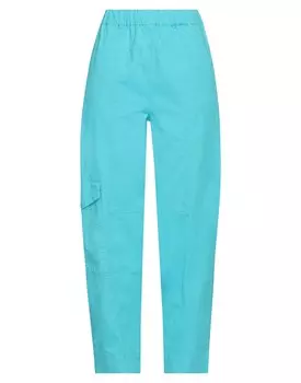 Брюки Ganni, бирюзовый