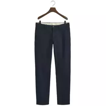 Брюки Gant Comfort Super Slim Fit chino, синий