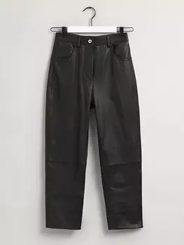 Брюки Gant Lederhose, черный
