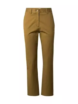 Брюки GANT Slim fit Chino Pants, хаки