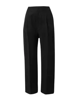 Брюки GAP Loose fit Pleated Pants, черный