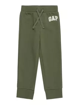 Брюки GAP Regular Pants, темно-зеленый