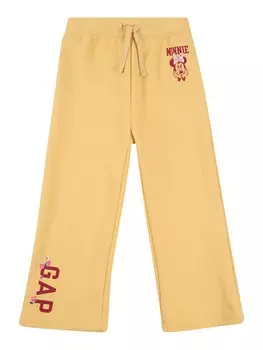 Брюки GAP Regular Pants, желтый