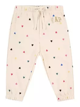 Брюки GAP Tapered Pants, бежевый