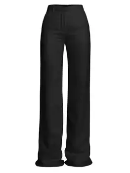 Брюки GDP из хлопковой смеси Bootcut Balmain, черный