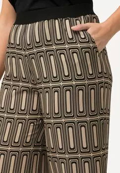 Брюки GEOMETRIC PULL-ON Ulla Popken, черный