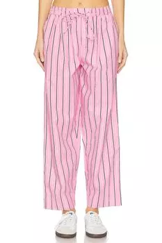 Брюки George от Damson Madder, pink bold stripe