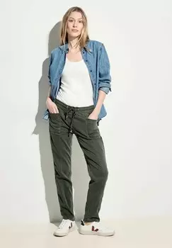 Брюки GESTREIFTE Cecil, зеленый