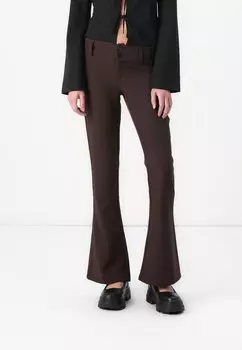 Брюки Gina Tricot, коричневый