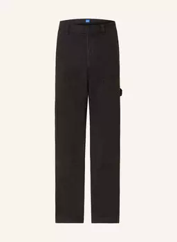 Брюки gioro242d зауженного кроя HUGO BLUE, черный