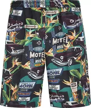Брюки Givenchy Motel Short Pants 'Multicolor', разноцветный