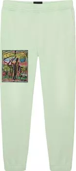 Брюки Givenchy Slim Fit Jogging Pants With Patch 'Pistachio', зеленый