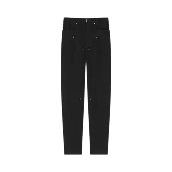 Брюки Givenchy Studded Carpenter 'Black', черный