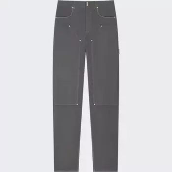 Брюки Givenchy Studded Carpenter, серый