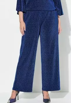 Брюки GLITTER EFFECT MIAMODA, синий