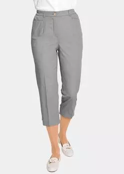 Брюки GOLDNER 3/4 Baumwollhose Carla, цвет silbergrau