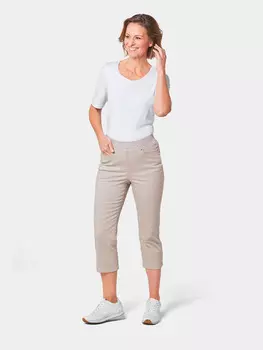 Брюки GOLDNER 3/4 Jeans Louisa, цвет stein