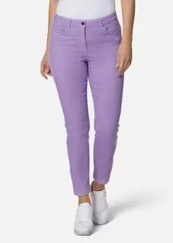 Брюки GOLDNER 7/8 Jeanshose Bella, цвет veilchen