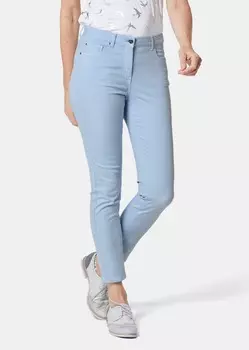Брюки GOLDNER 7/8 Jeanshose Bella, цвет himmelblau