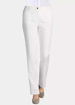 Брюки GOLDNER Baumwollhose ANNA, кремовый