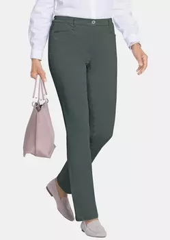 Брюки GOLDNER Baumwollhose CARLA, цвет flaschengrn