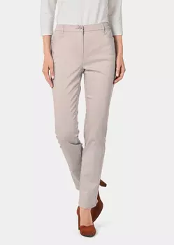 Брюки GOLDNER Baumwollhose CARLA, цвет kitt