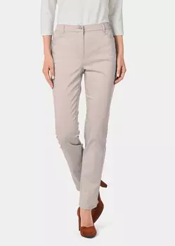Брюки GOLDNER Baumwollhose CARLA, цвет kitt