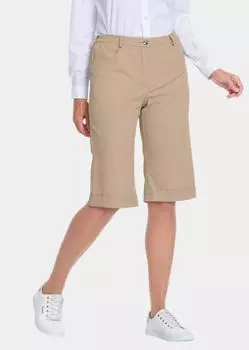 Брюки GOLDNER Bermuda Jeanshose Carla, песочный