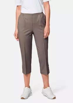 Брюки GOLDNER Capri Reise, серо-коричневый