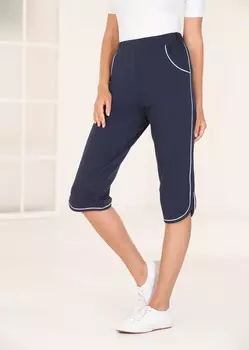 Брюки GOLDNER Caprihose, цвет marine/wei