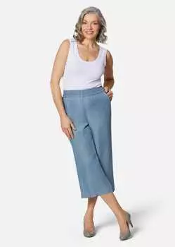 Брюки GOLDNER Culotte, цвет himmelblau