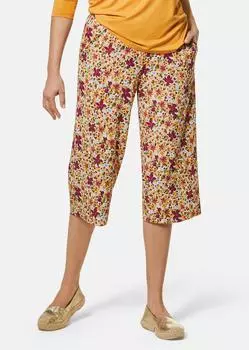 Брюки GOLDNER Druckhose Louisa, цвет bunt/geblmt