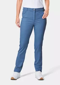 Брюки GOLDNER Hose Anna, цвет jeansblau