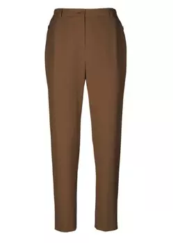 Брюки GOLDNER Hose Anna mit Rippenstruktur, цвет rost