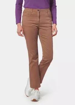 Брюки GOLDNER Hose Carla, цвет milchkaffee