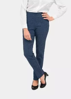 Брюки GOLDNER Jacquard Louisa, синий