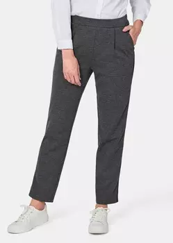 Брюки GOLDNER Joggpant LOUISA, цвет dunkelgrau/gemustert