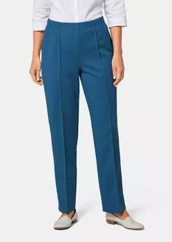 Брюки GOLDNER Rippenhose, цвет jeansblau