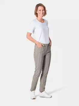 Брюки GOLDNER Struktur Hose, цвет zement
