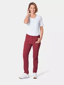 Брюки GOLDNER Struktur Hose, красный