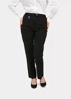 Брюки GOLDNER Trevira Schurwollhose ANNA, черный