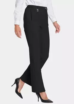 Брюки GOLDNER Trevira Schurwollhose CARLA, черный