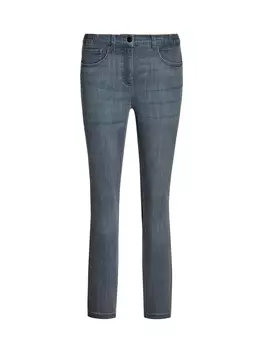 Брюки GOLDNER Verkrzte Jeanshose ANNA, светло-серый