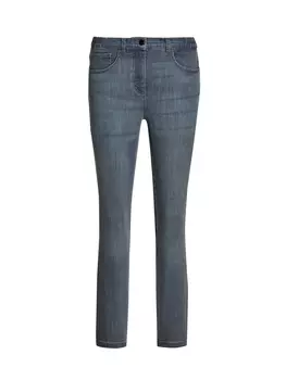 Брюки GOLDNER Verkrzte Jeanshose CARLA, светло-серый