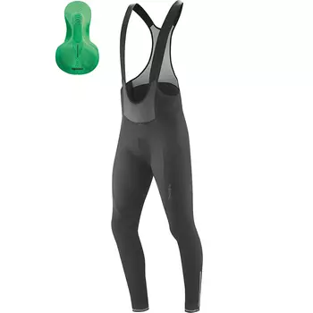 Брюки Gonso Radhose Sitivo Tight Bib Green, черный