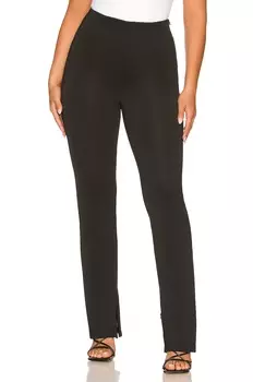 Брюки Good American Good Waist Flare Scuba, черный