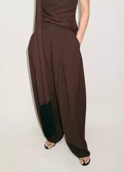 Брюки GRACE Mango, коричневый